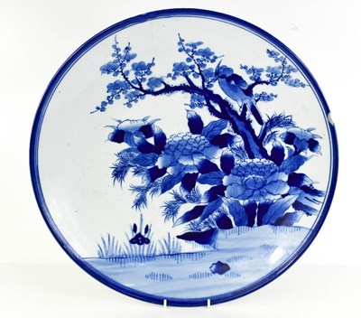 Lot 73 - A large late 19th century Chinese charger,...