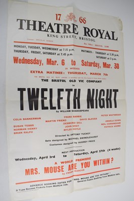 Lot 285 - A vintage Theatre Royal advertising poster for...