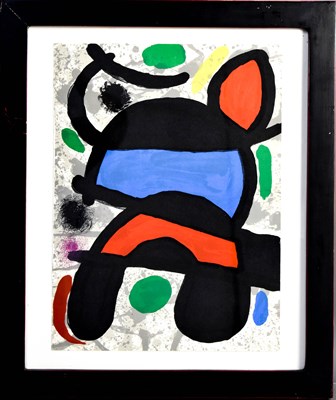 Lot 6 - Joan Miro (1893-1983): print of a lithograph...