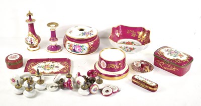 Lot 38 - A selection of Limoges porcelain, early 20th...