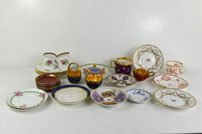 Lot 51 - A selection of porcelain, largely 19th century,...