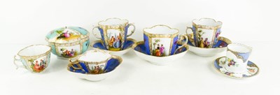Lot 40 - A selection of 19th century porcelain, mostly...