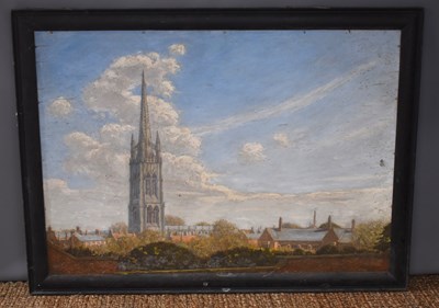 Lot 364 - C.R Morton (20th century): oil on board, view...