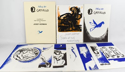 Lot 63 - Josef Herman (1911-2000): a portfolio of eight...