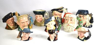 Lot 49 - A group of Royal Doulton character jugs...