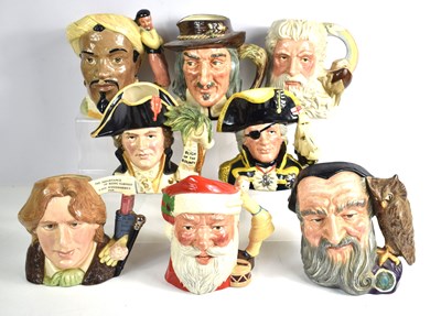 Lot 60 - A group of Royal Doulton character jugs to...