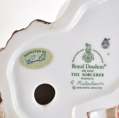 Lot 9 - Two Royal Doulton porcelain figures "The...