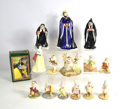 Lot 63 - A collection of Royal Doulton Disney "Snow...