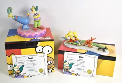 Lot 32 - Two Coalport Characters "The Simpsons"...