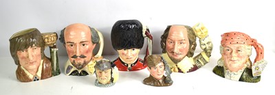 Lot 41 - A collection of Royal Doulton character jug...