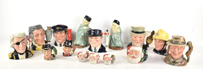 Lot 43 - A collection of Royal Doulton character jugs...