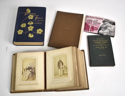 Lot 347 - A Victorian photograph album together with a...