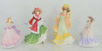 Lot 184 - Four Royal Doulton and Royal Worcester...