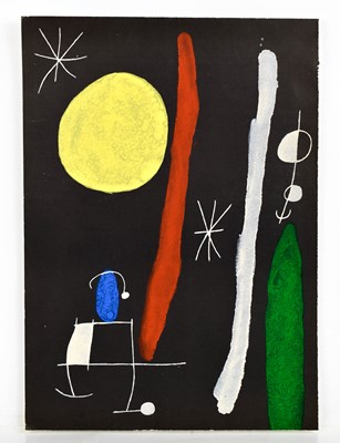 Lot 60 - Joan Miro (1893-1983): Two untitled colour...