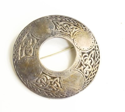 Lot 346 - A Scottish silver brooch by Henderson & Horner...