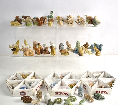 Lot 114 - A collection of Wade Whimsies, some boxed, to...