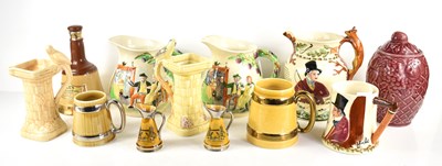 Lot 120 - A group of ceramics to include four Crown...