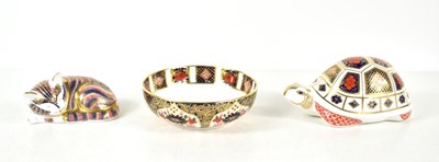 Lot 19 - A small Royal Crown Derby "Imari" 1128 pattern...