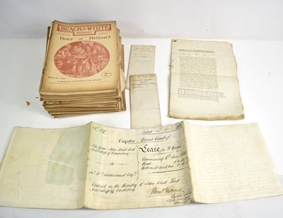 Lot 348 - A group of documents to include the will of...