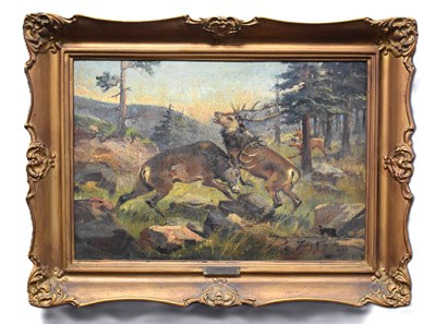 Lot 404 - Jerzy Maciej Kossak (Polish 1886-1955): An oil...