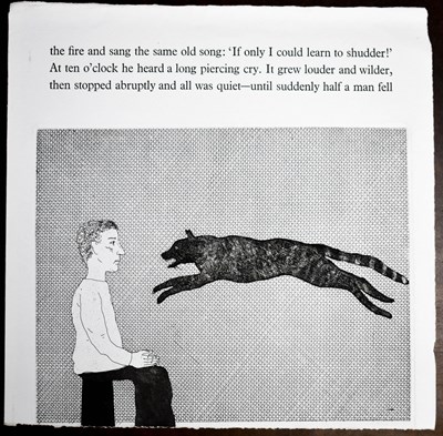 Lot 15 - David Hockney (1937): A Black Cat Leaping,...
