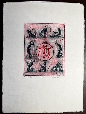 Lot 16 - Max Ernst (1891-1976): La Fin, lithograph in...