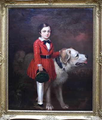 Lot 401 - A 19th century oil on canvas, depicting a...