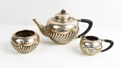 Lot 232 - A silver teaset, by Charles Frederick Hancock,...