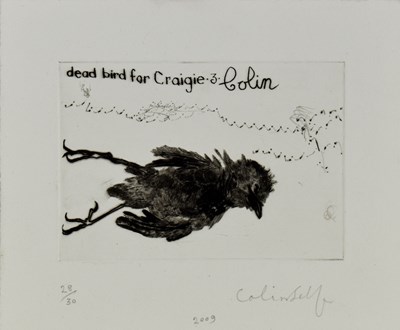Lot 50 - Colin Self (1941): Dead Bird for Craigie &...