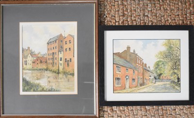 Lot 361 - Rex Pitts (20th century): Two watercolour...