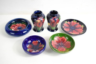 Lot 2 - A selection of Moorcroft pottery to include a...