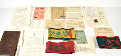 Lot 319 - Three Women's Land Army (WLA) armbands...