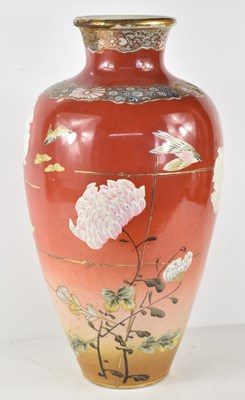 Lot 67 - A Japanese Meiji period Satsuma ware vase...