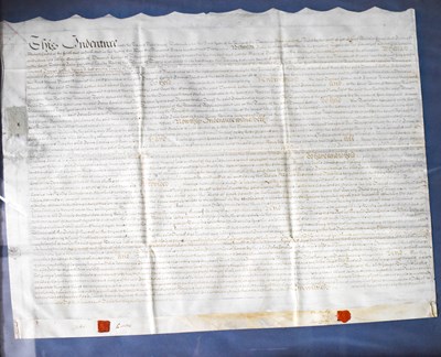 Lot 398 - A late 18th century indenture signed by John...