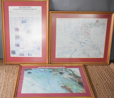 Lot 363 - A framed and glazed First Gulf War Operation...