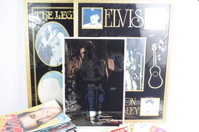 Lot 326 - A selection of Elvis Presley memorabilia to...