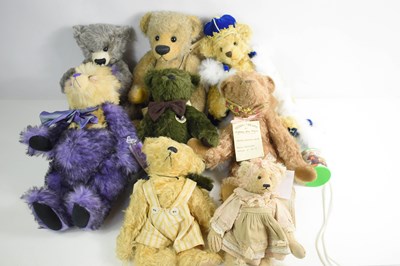 Lot 306 - A group of collectable Teddy Bears to include...