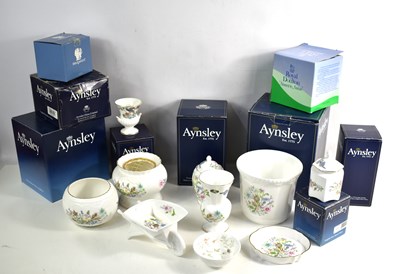 Lot 155 - A selection of Aynsley porcelain, to include...