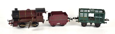 Lot 363 - A Hornby type 501 clockwork locomotive with...