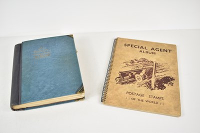 Lot 284 - Two stamp albums containing GB and worldwide...