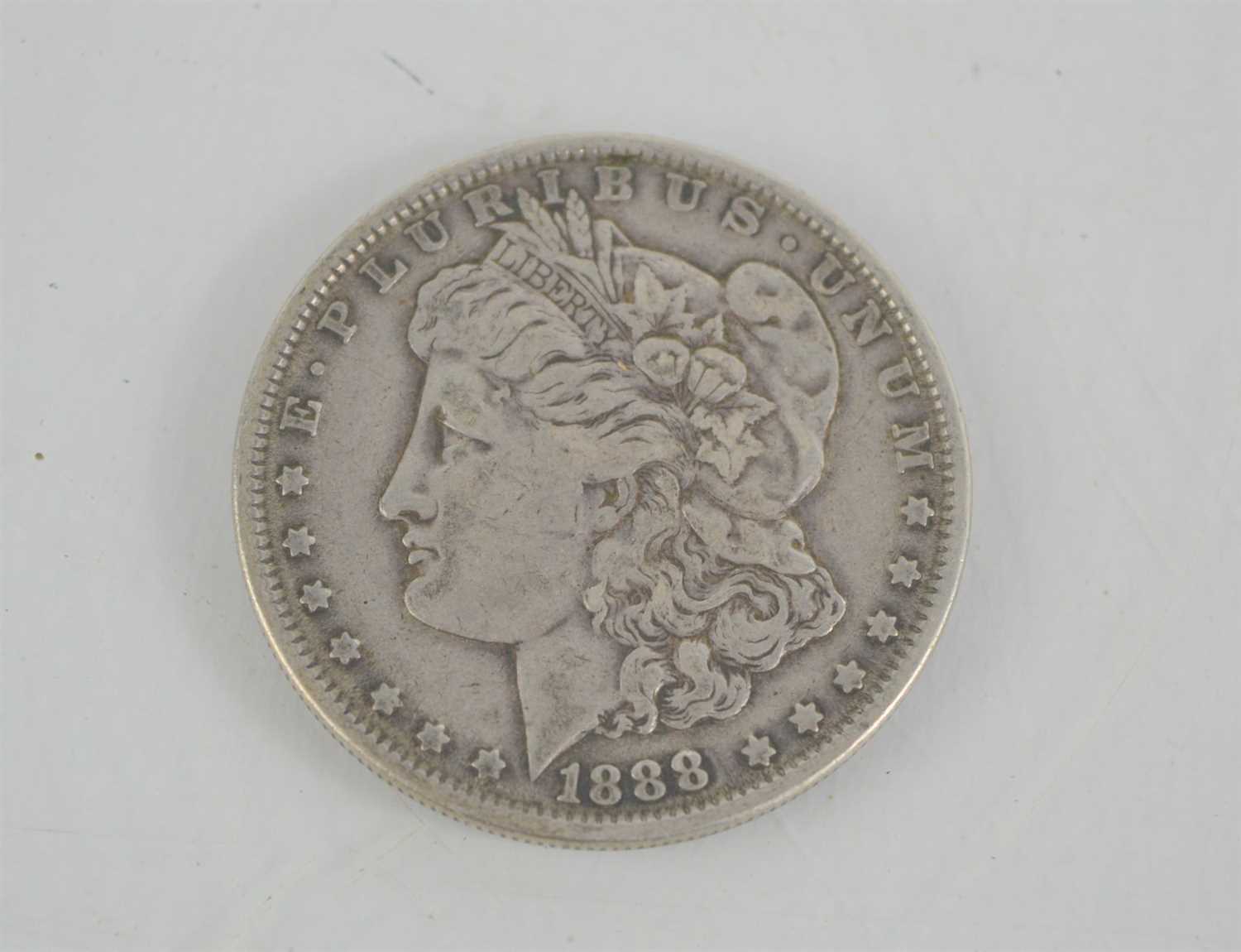 Lot 202 - An 1888 American Morgan silver dollar