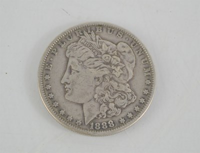 Lot 202 - An 1888 American Morgan silver dollar