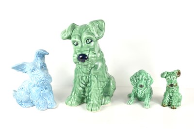 Lot 154 - A group of Sylvac pottery dogs to include...