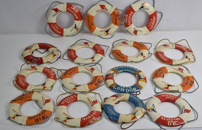 Lot 252 - A selection of P&O souvenir hand painted...