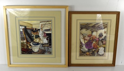 Lot 474 - Jane Pinkney (20th century): two signed...