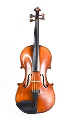 Lot 384 - A French 19th century violin, full sized....