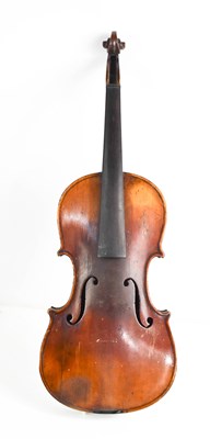 Lot 382 - A 19th century violin for restoration, likely...