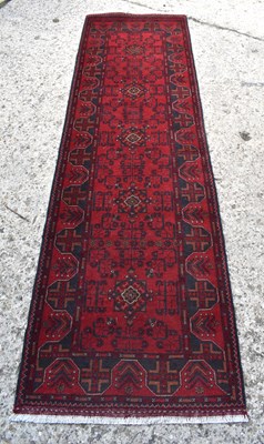 Lot 499 - A vintage Afghan Khan Mohamadi hand knotted...