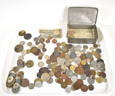 Lot 269 - A group of 19th century and later coins and...