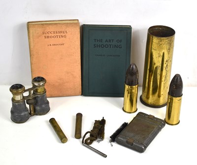 Lot 338 - A German tin cased gun cleaning kit marked...